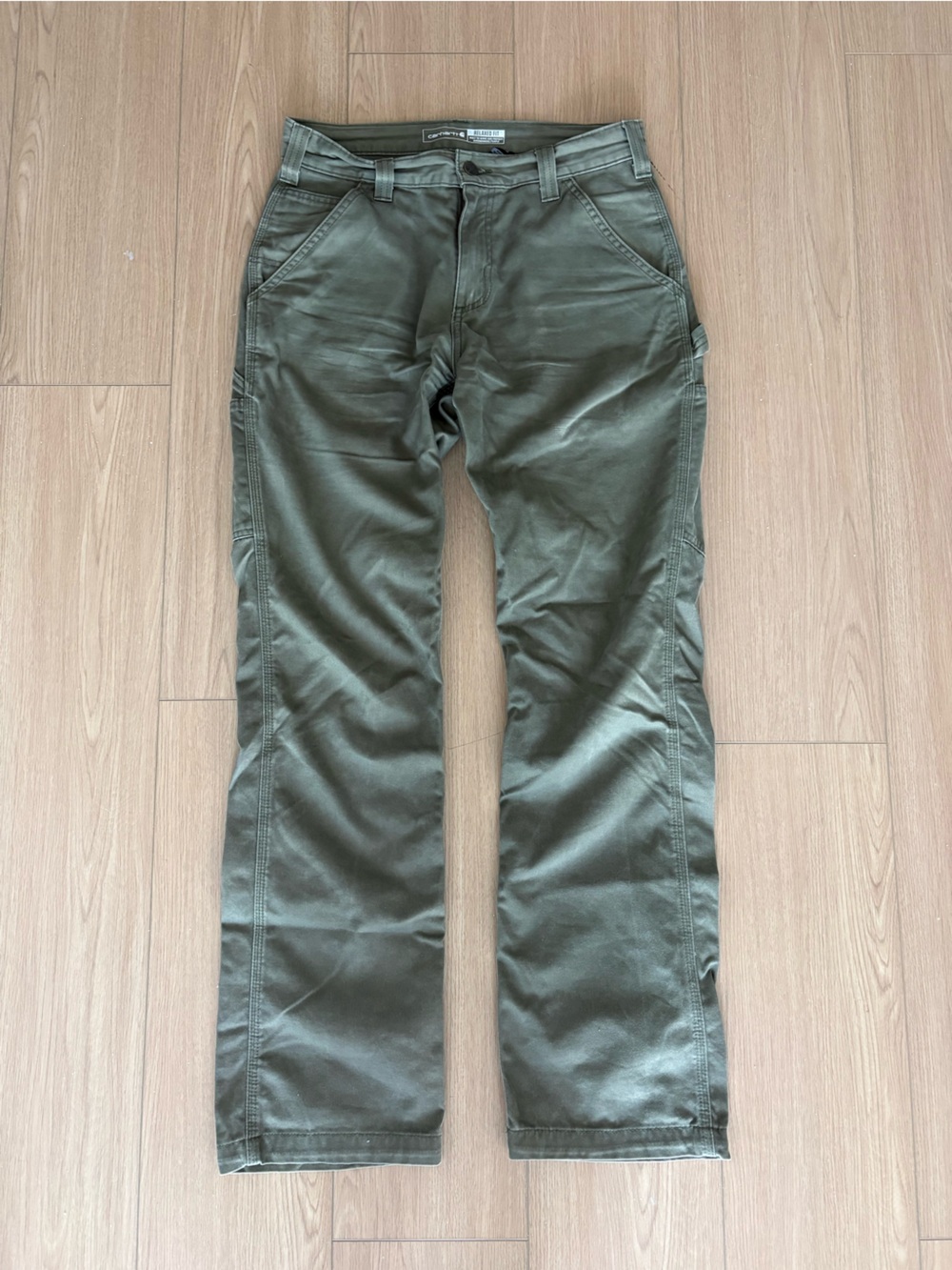 Carhartt Men's Olive Green Cargo Pants
